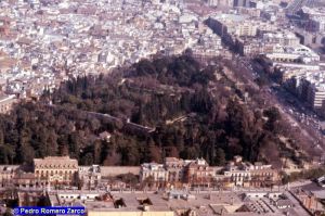 Vista aérea del Alcázar en 1981